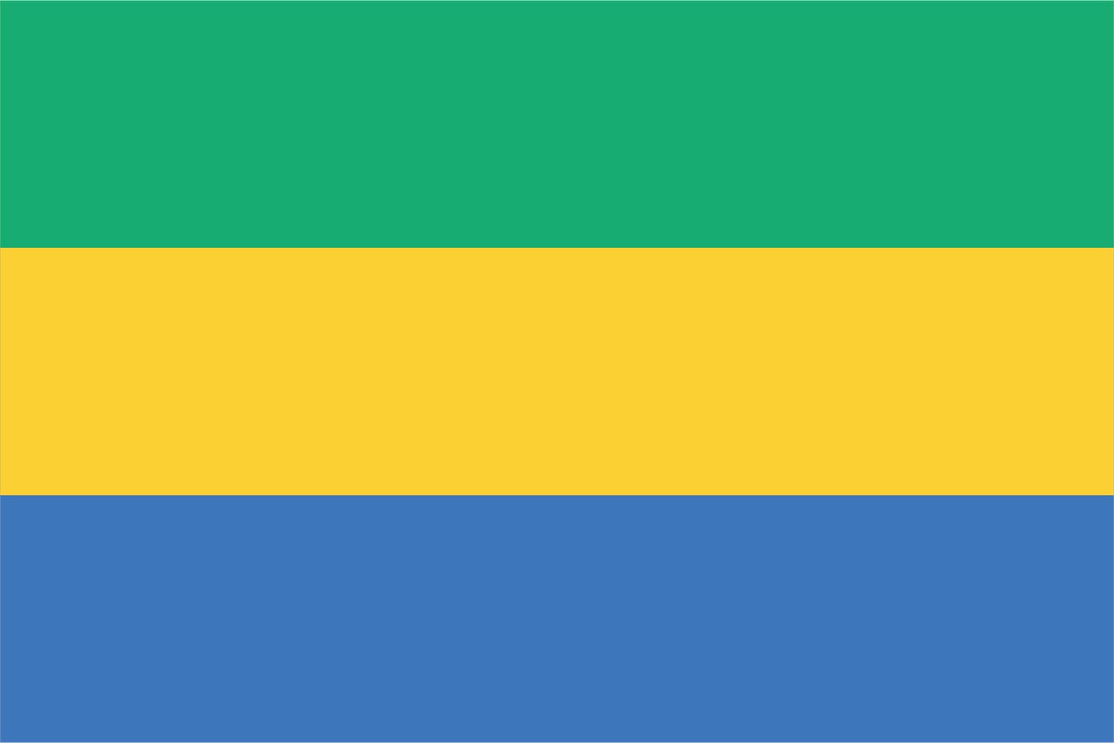 Gabon Flag - Sticker