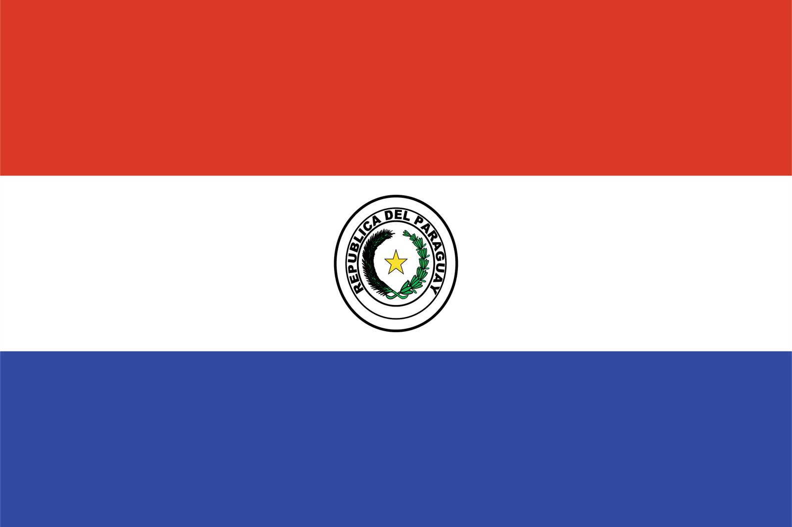 Paraguay Flag - Sticker