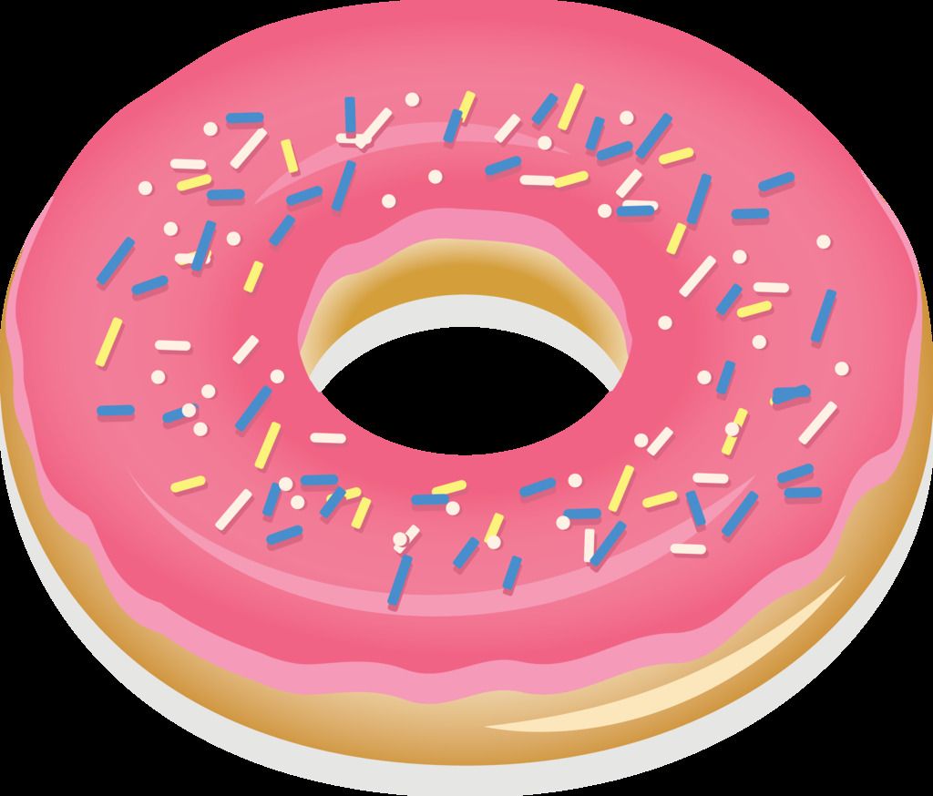 Sticker - Pink Donut Design