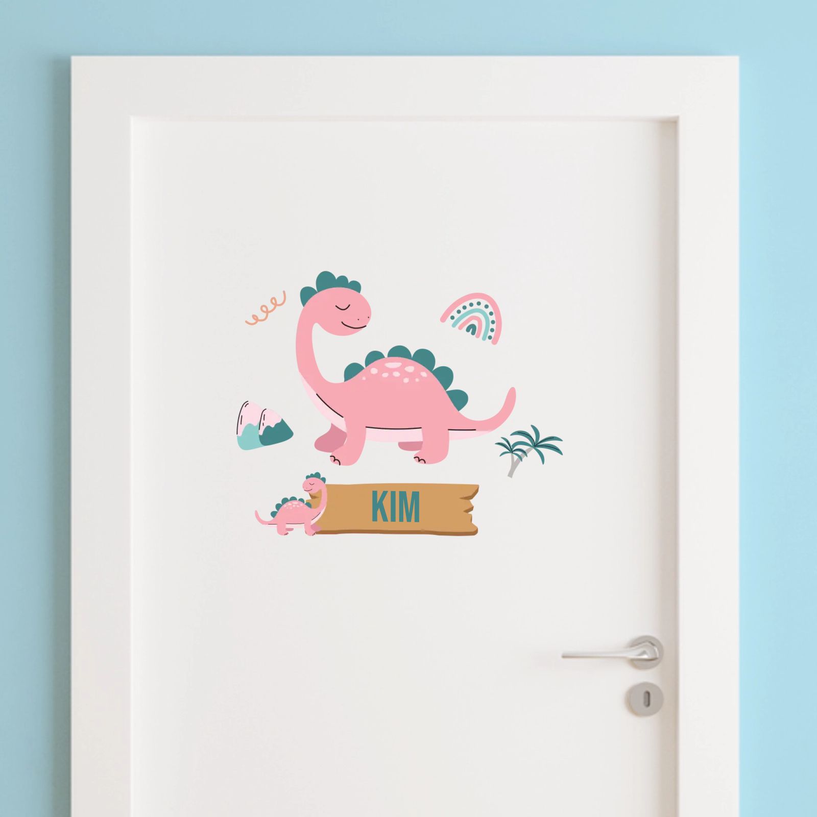 Door Sticker - Dinosaur Design