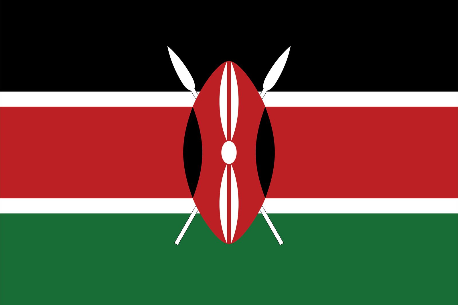 Kenya Flag - Sticker