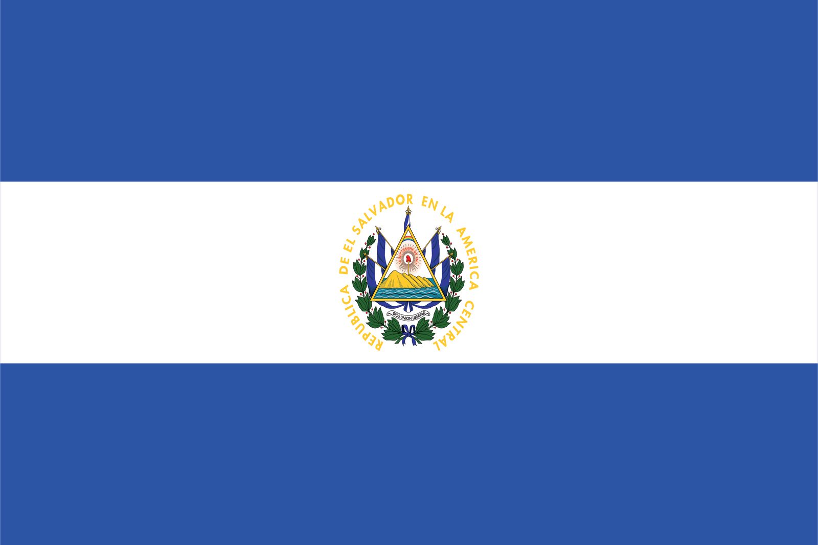 El Salvador Flag - Sticker