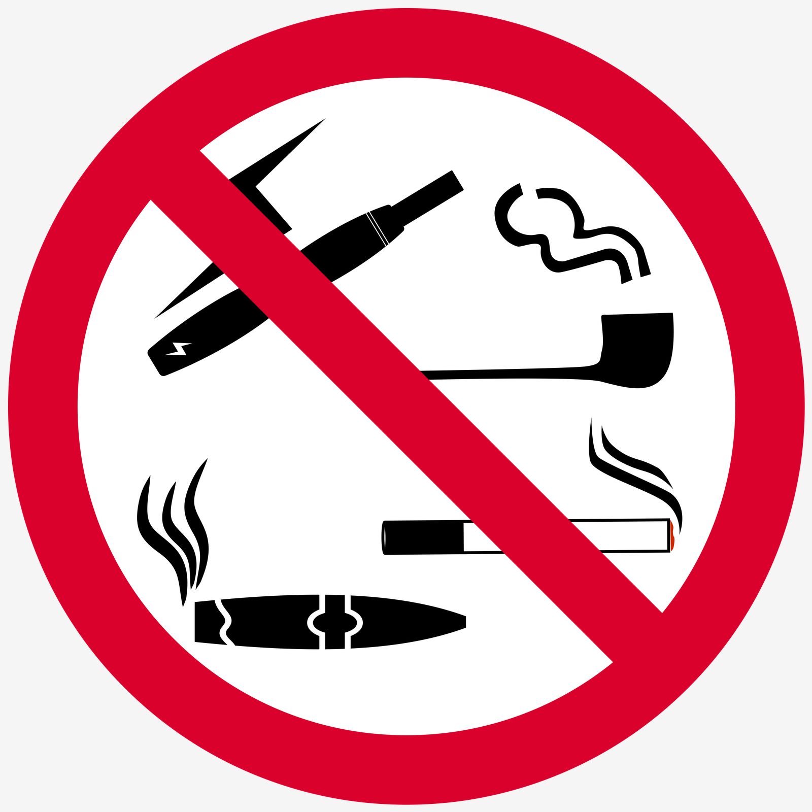 Sticker - No Smoking Allowed