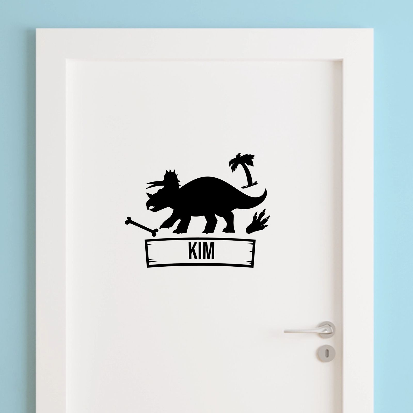 Door Sticker - Dinosaur Design