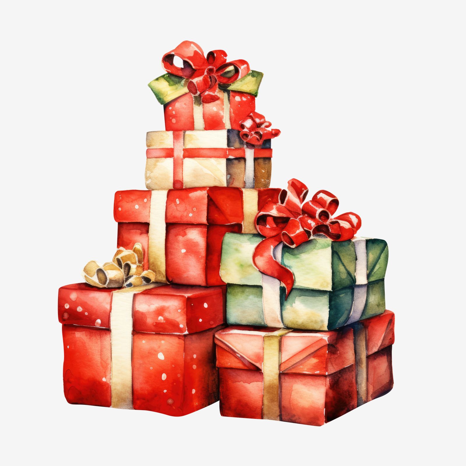 Festive Gift Box Sticker