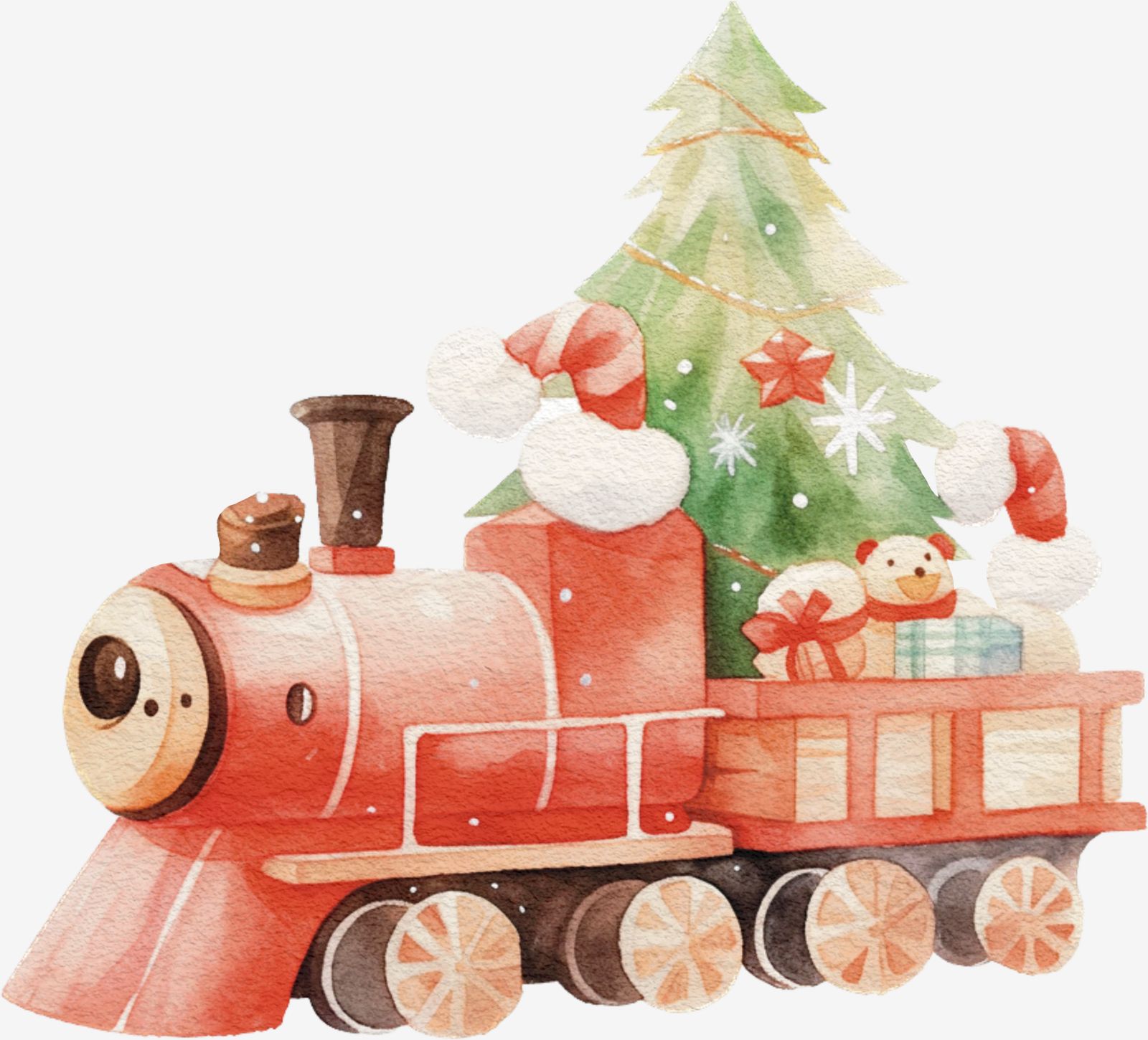 Christmas Train Sticker