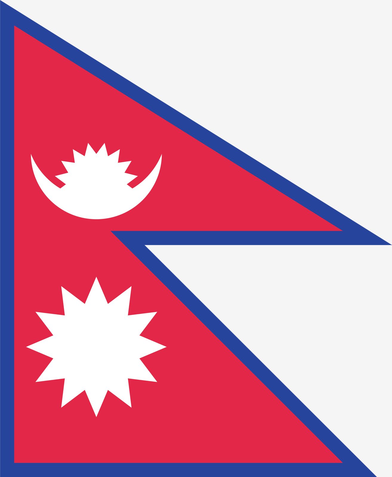 Nepal Flag - Sticker