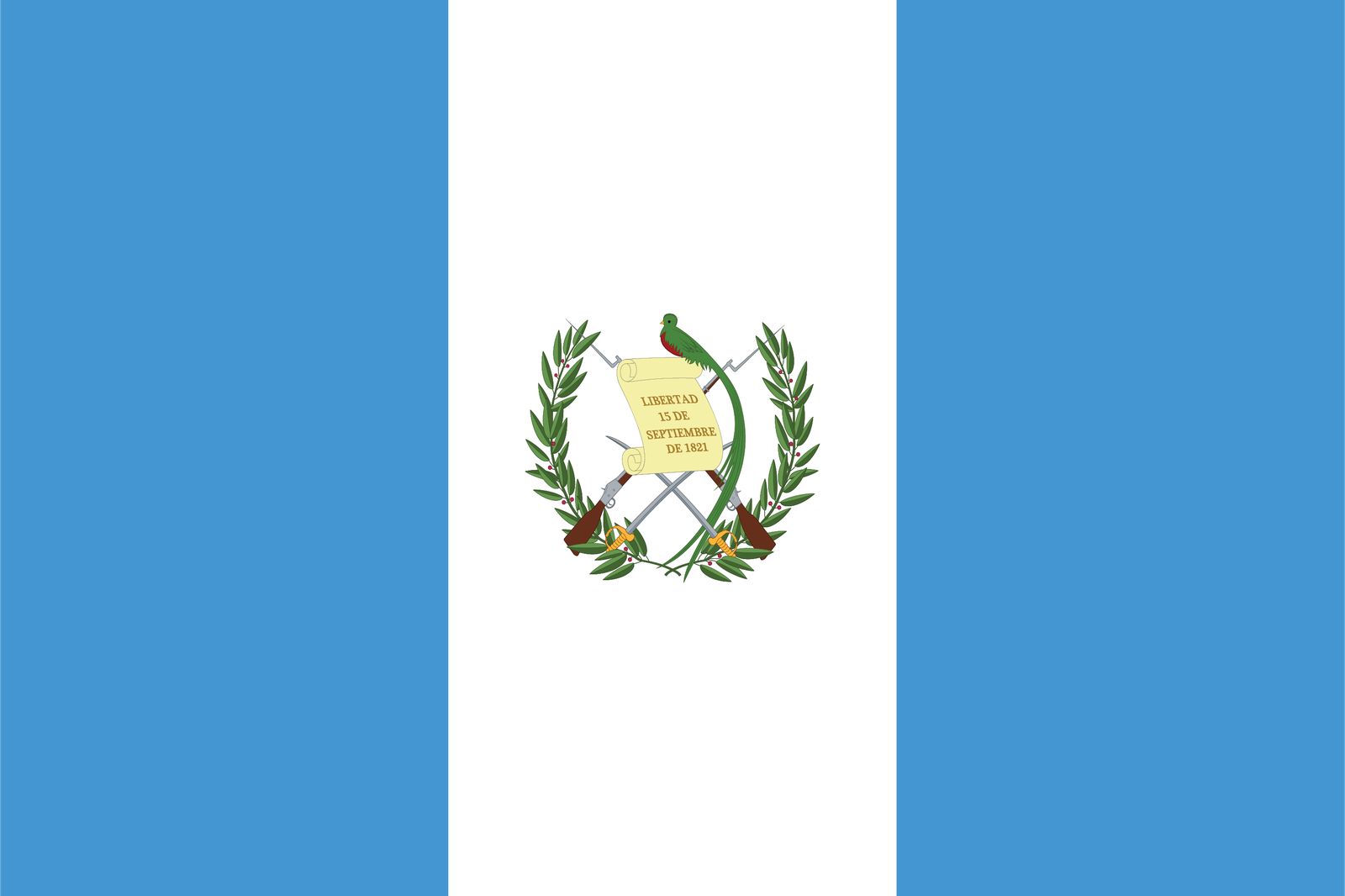 Guatemala Flag - Sticker