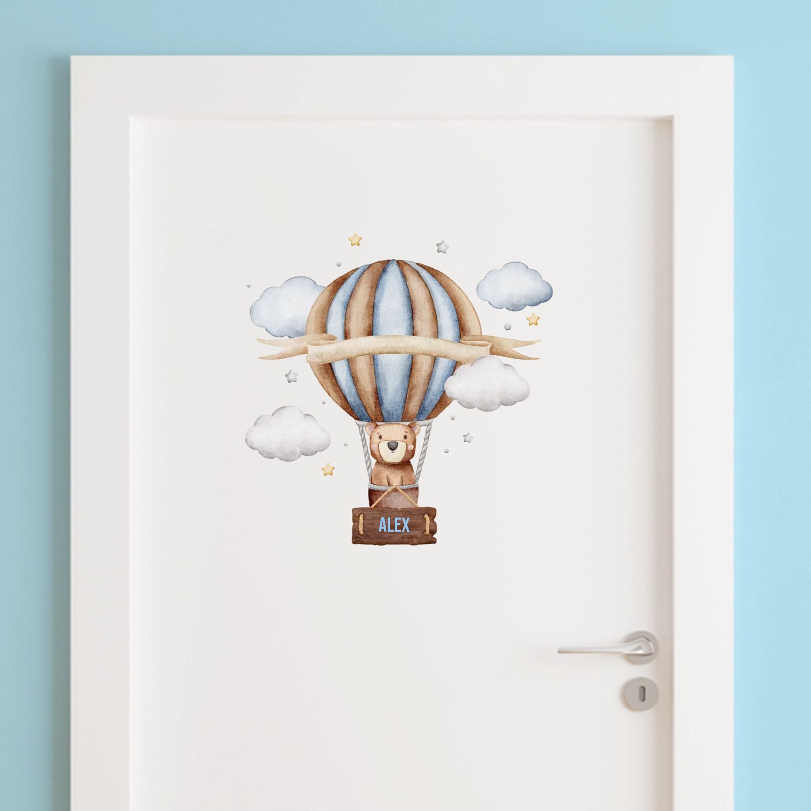 Door Sticker - Balloon Bear Design
