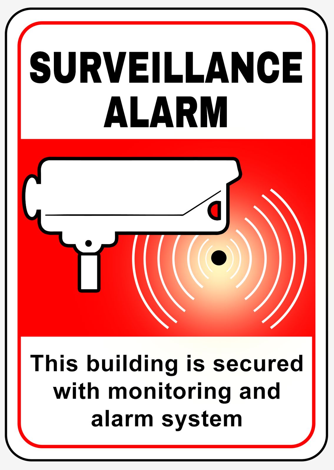 Sticker - Surveillance Alarm