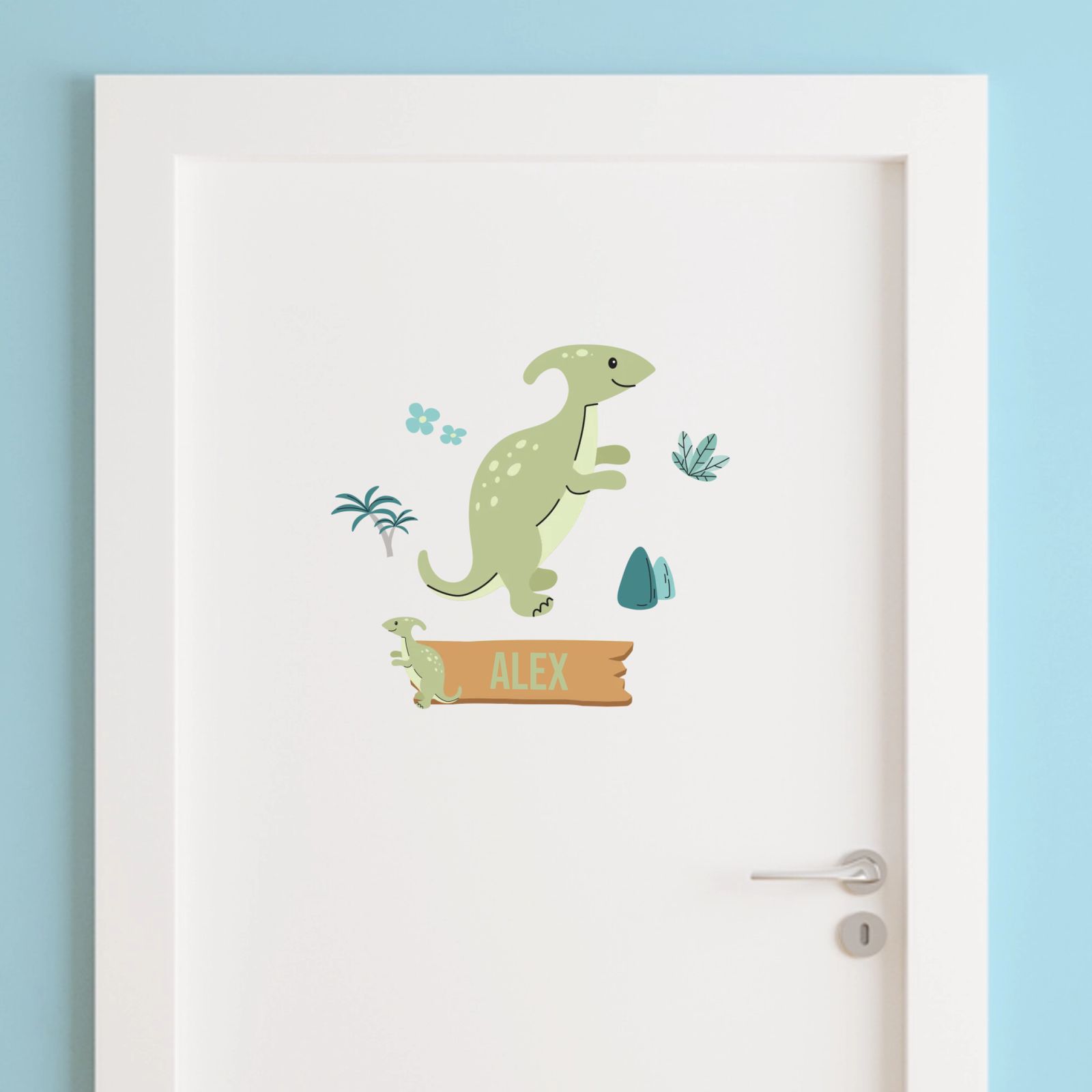 Door Sticker - Dinosaur Design