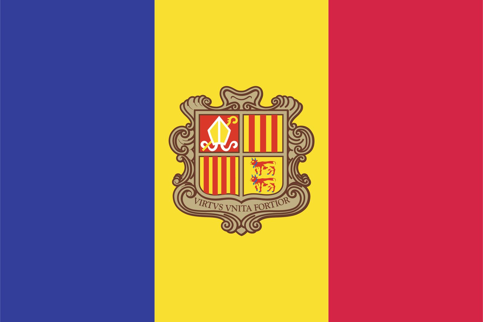 Andorra Flag - Sticker
