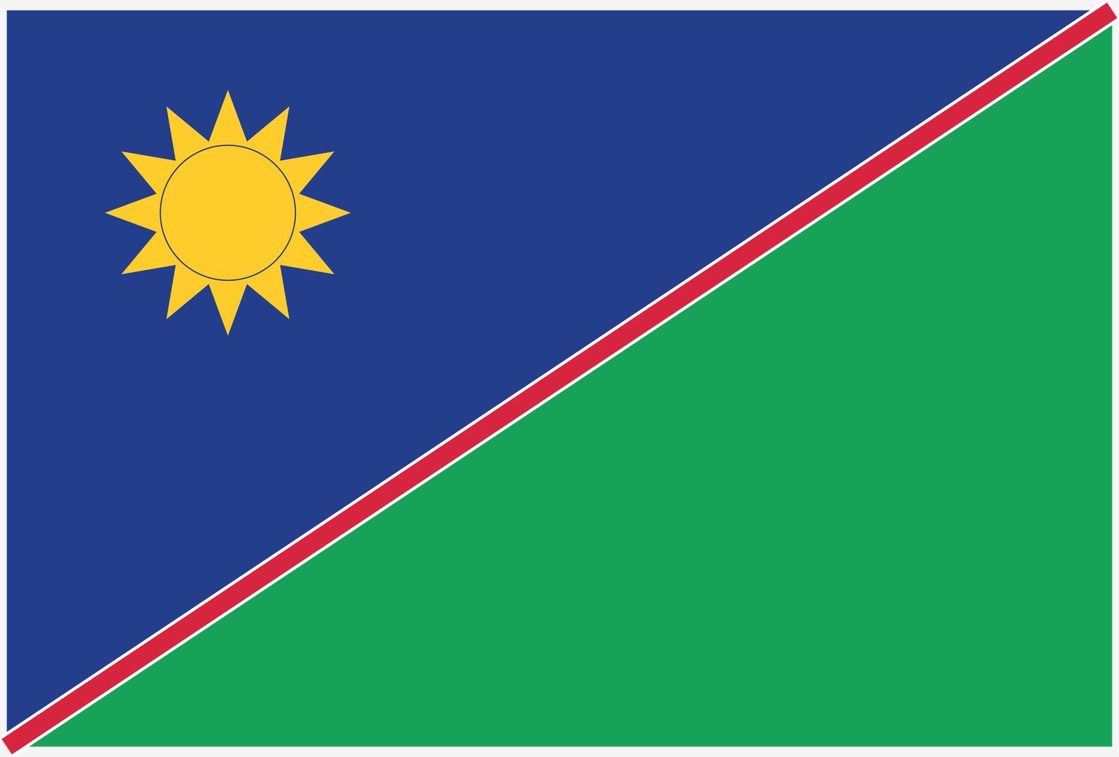 Namibia Flag - Sticker
