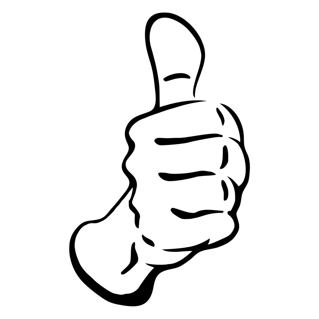 Sticker - Thumbs Up Design