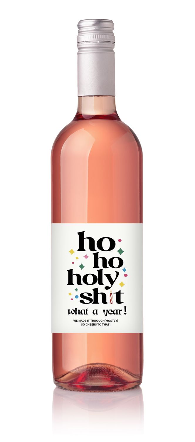 Bottle Sticker - Ho Ho Holy