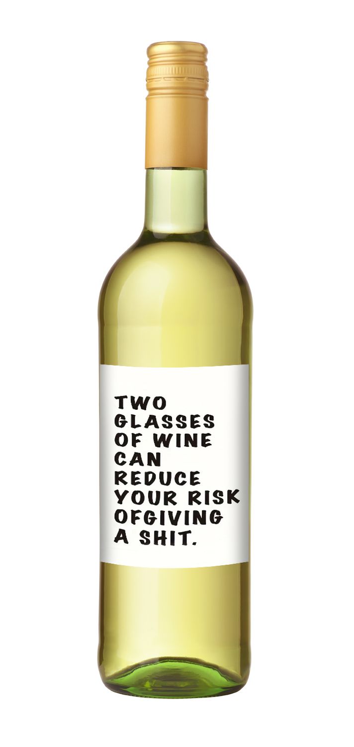 Bottle Sticker - Wine Humor