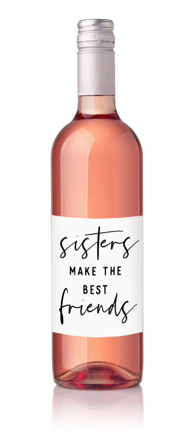 Bottle Sticker - Sisters Make Friends