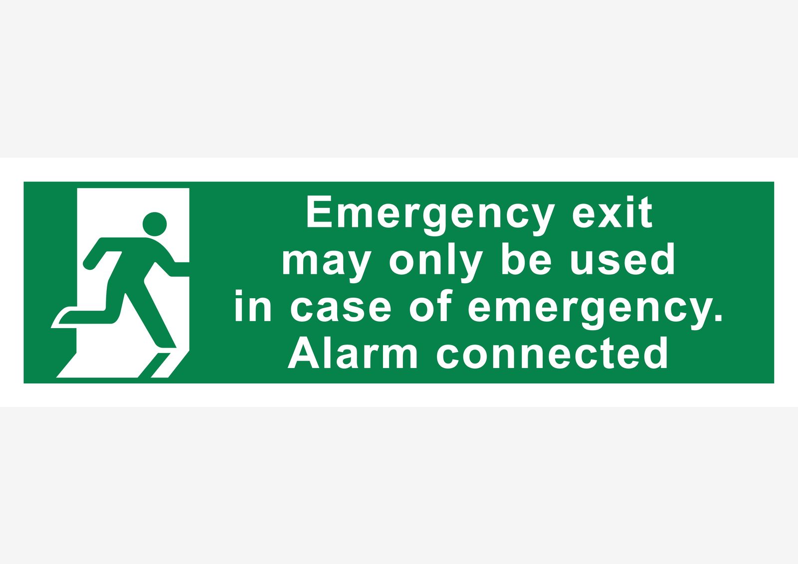 Sticker - Emergency Exit Alarm