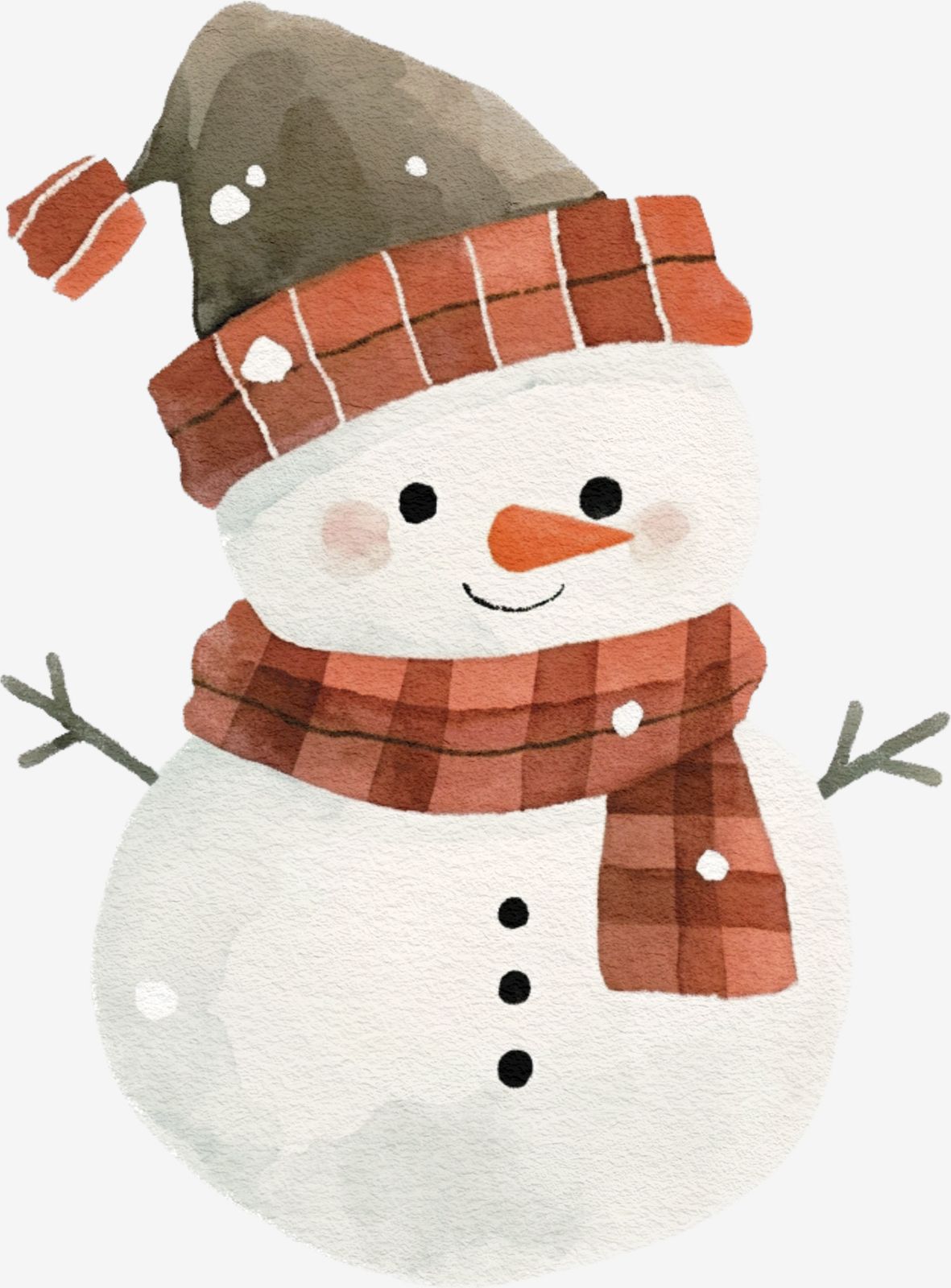 Snowman Sticker for Christmas