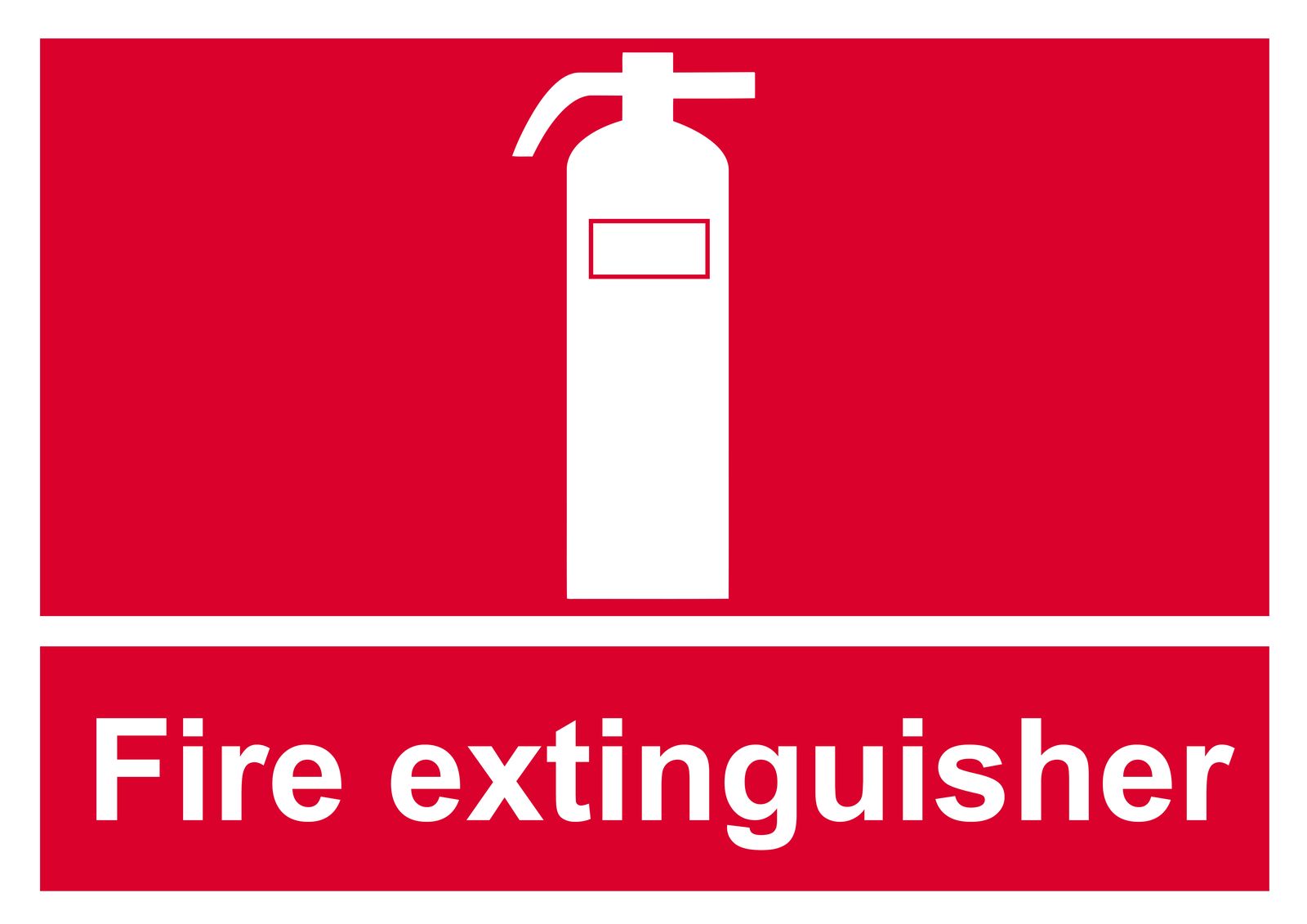 Sticker - Fire Extinguisher