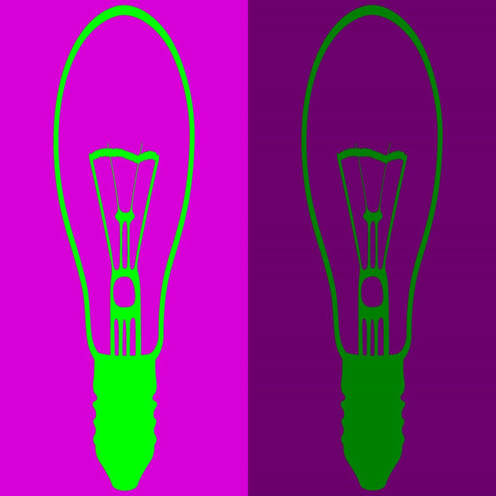 Sticker - Lightbulb Design