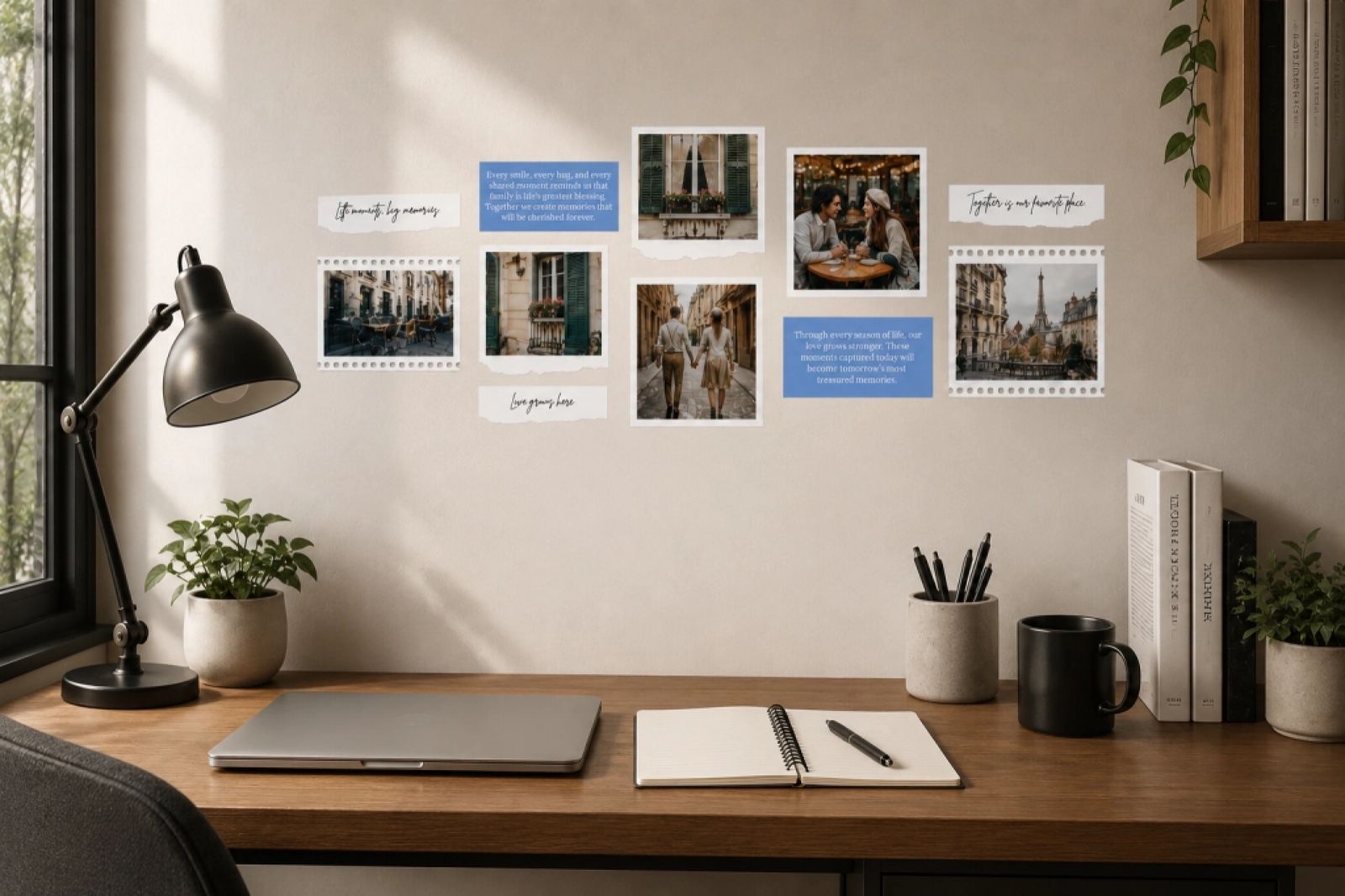 Wallsticker - Custom Photo & Text Set of 11