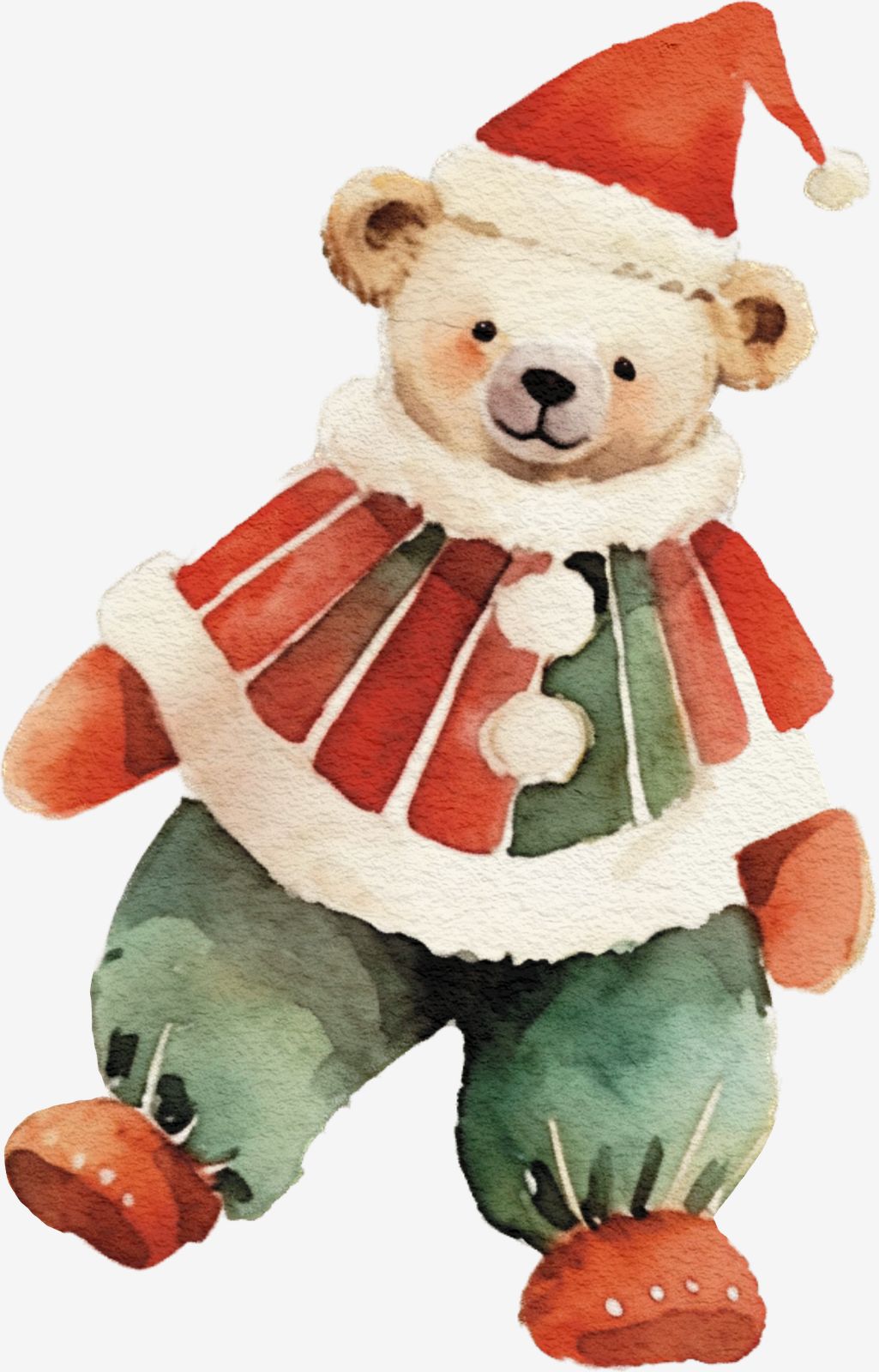 Christmas Teddy Bear Sticker