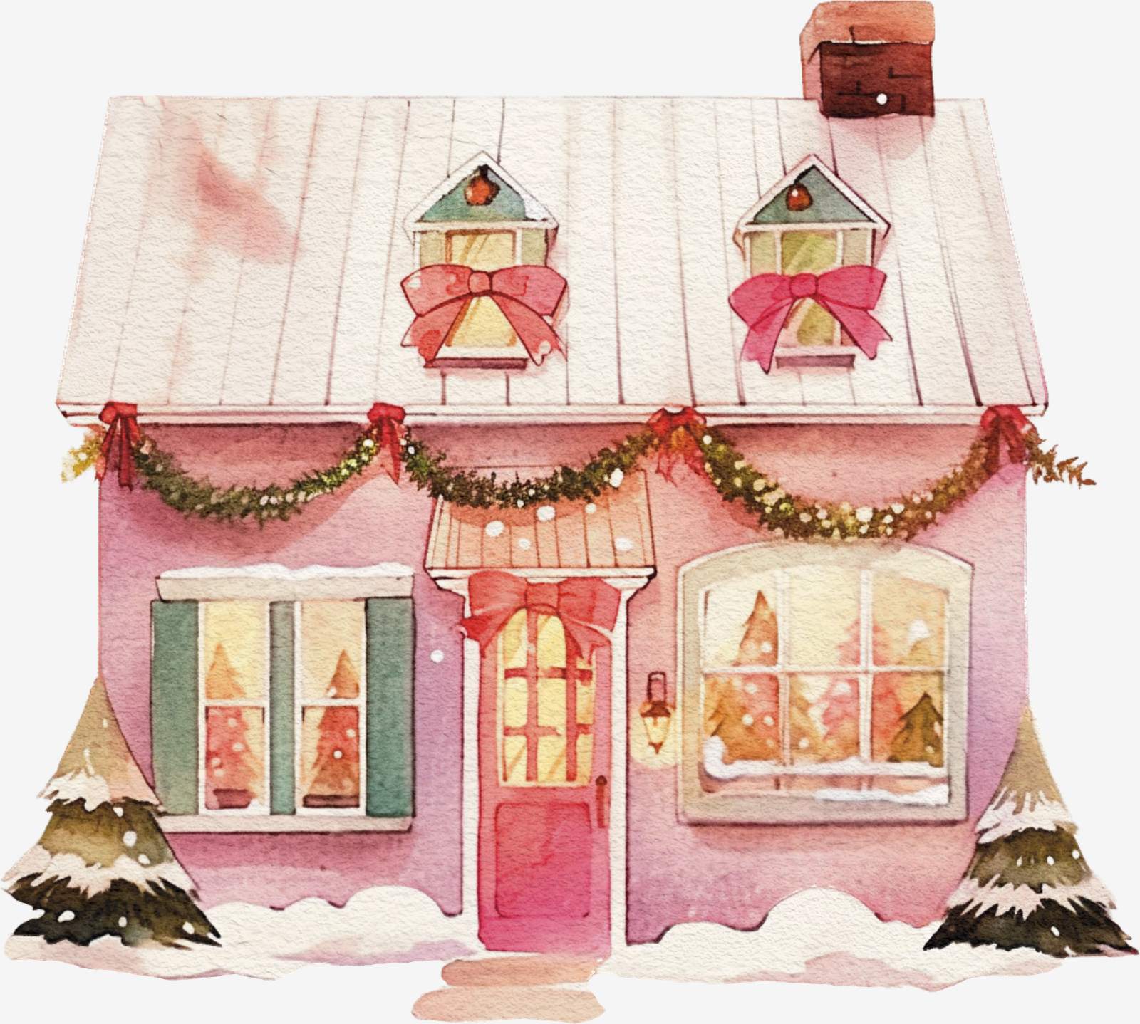 Holiday House Sticker