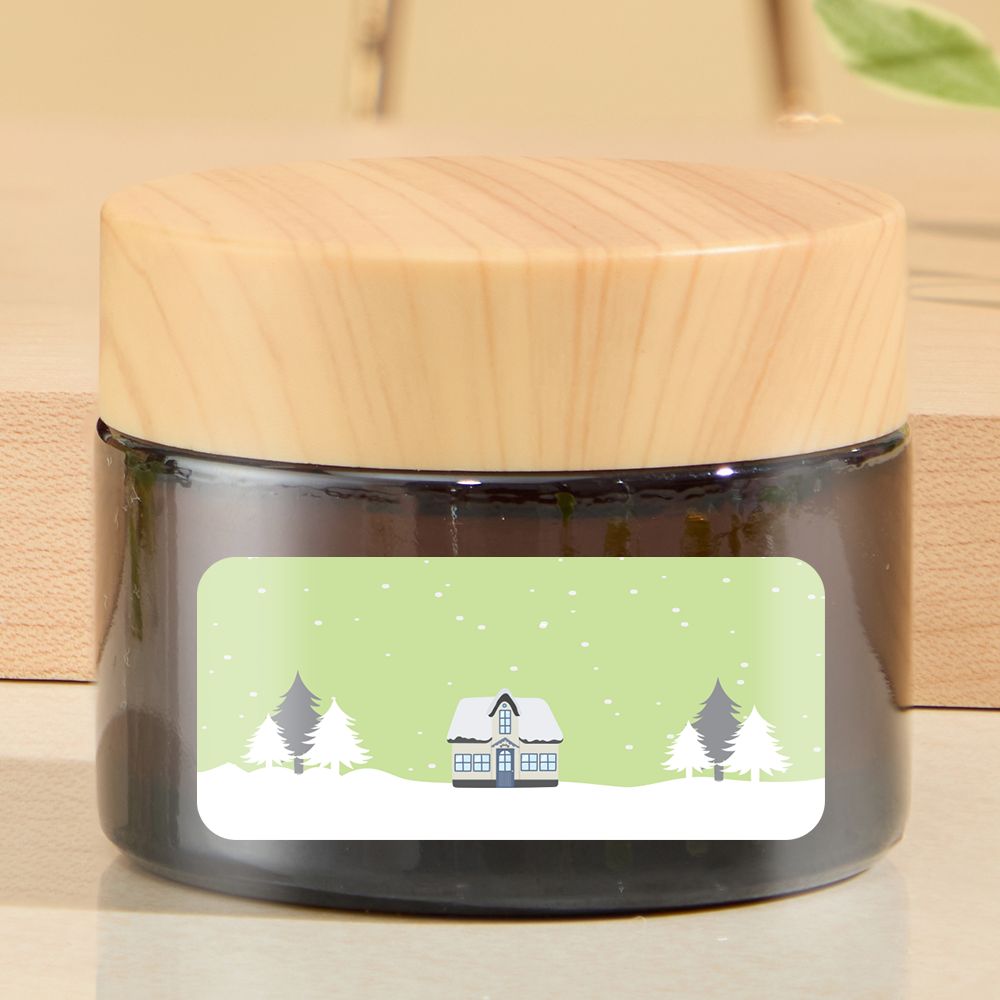 Sticker - Winter Cottage Set - 100 pcs