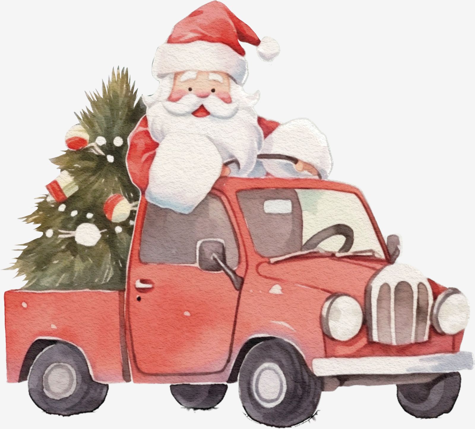 Santa Claus Christmas Sticker