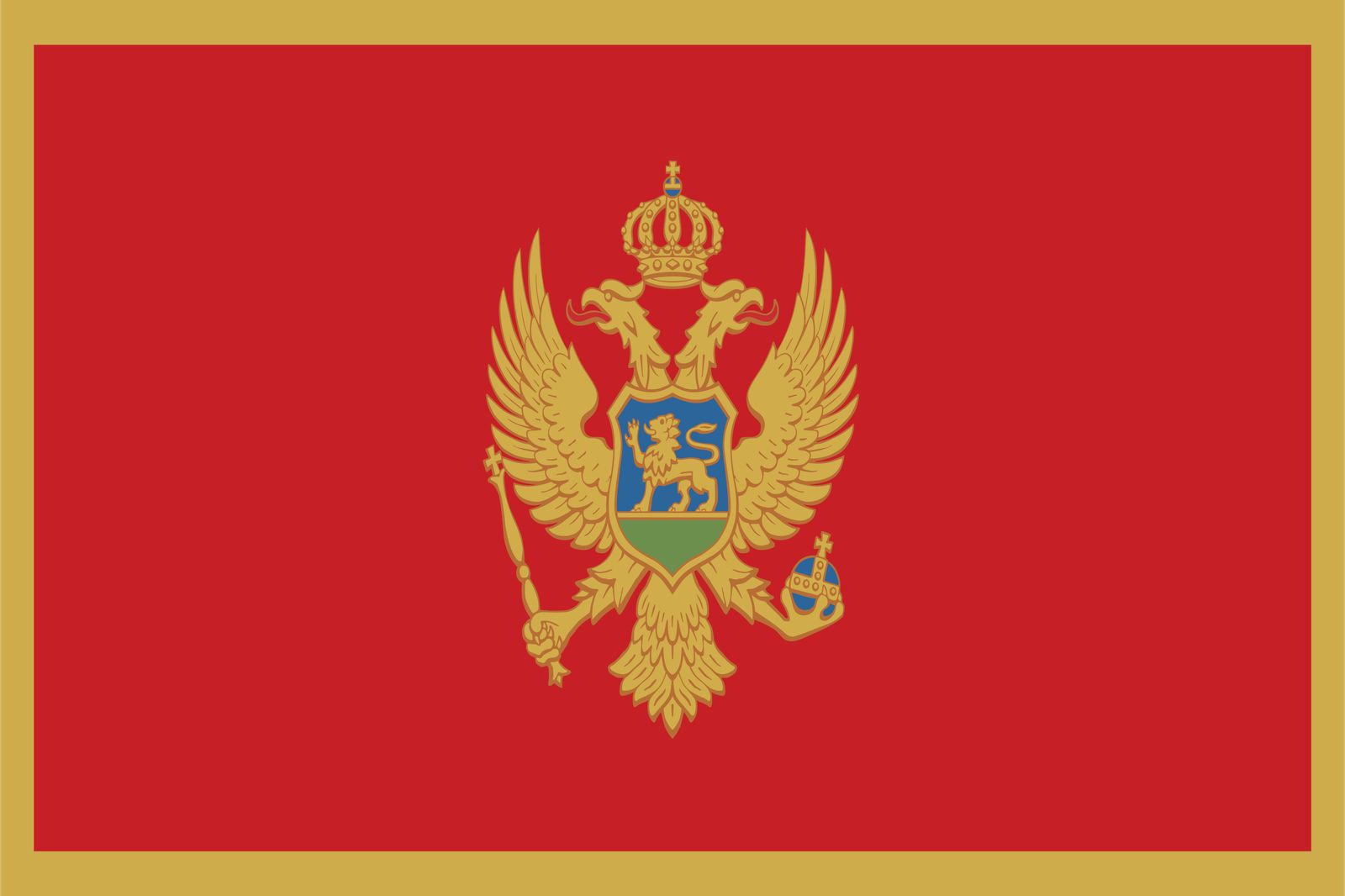 Montenegro Flag - Sticker