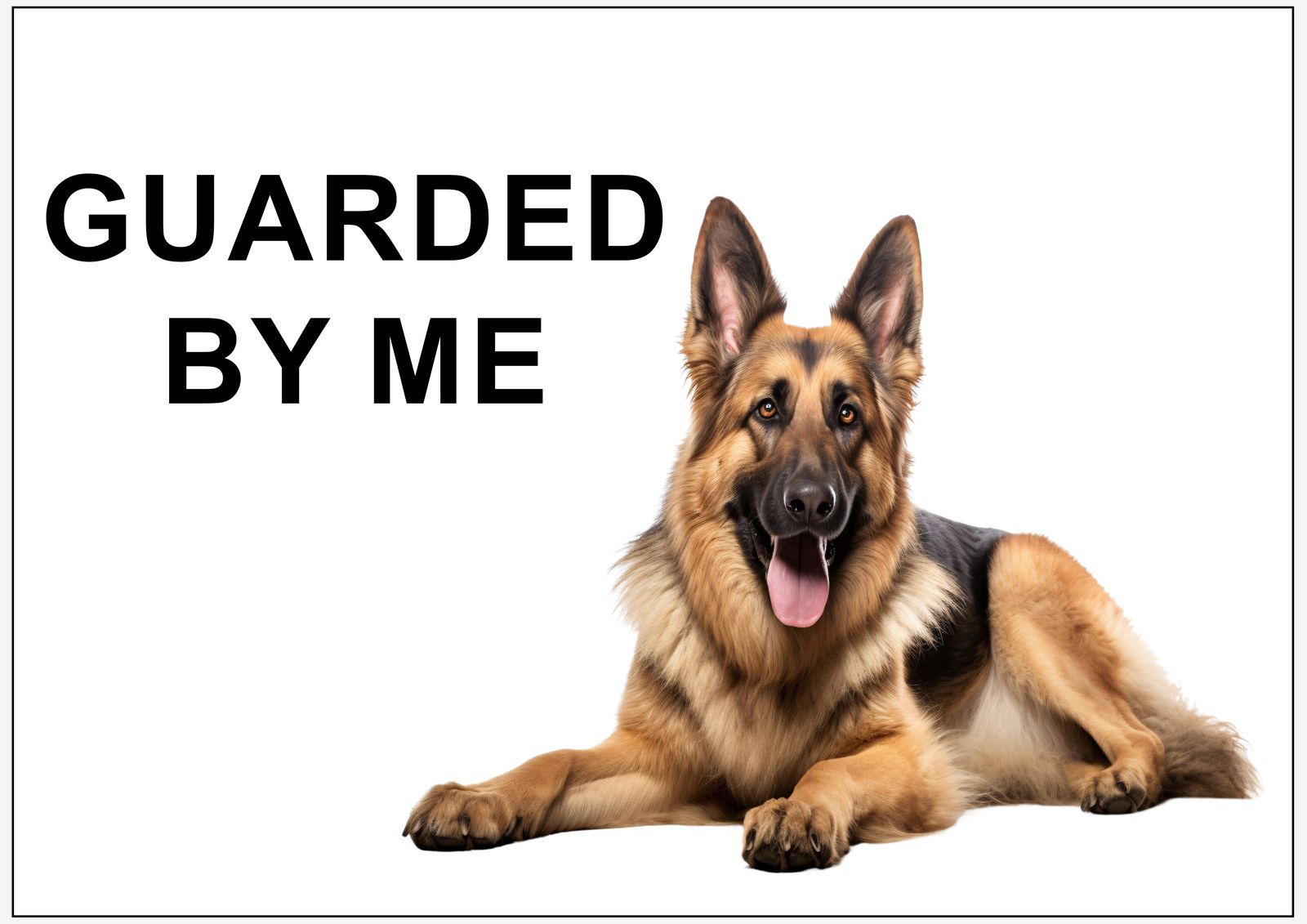 Sticker - Guarded by Me