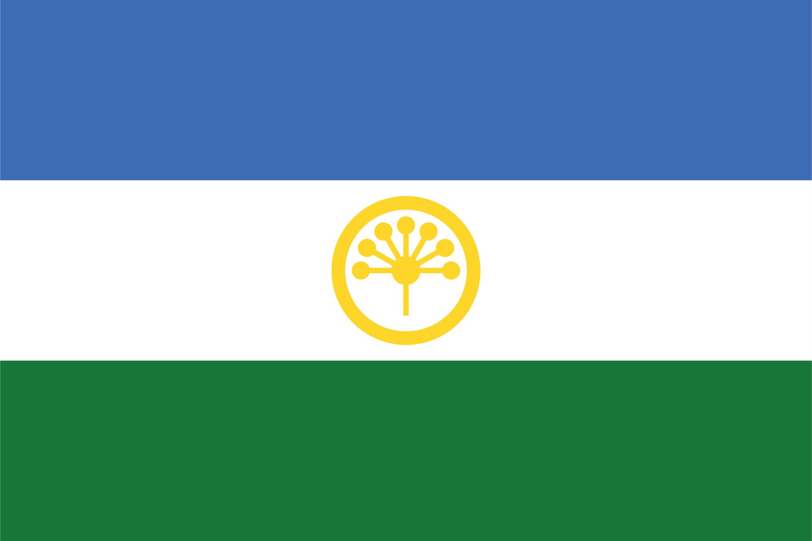 Bashkortostan Flag - Sticker