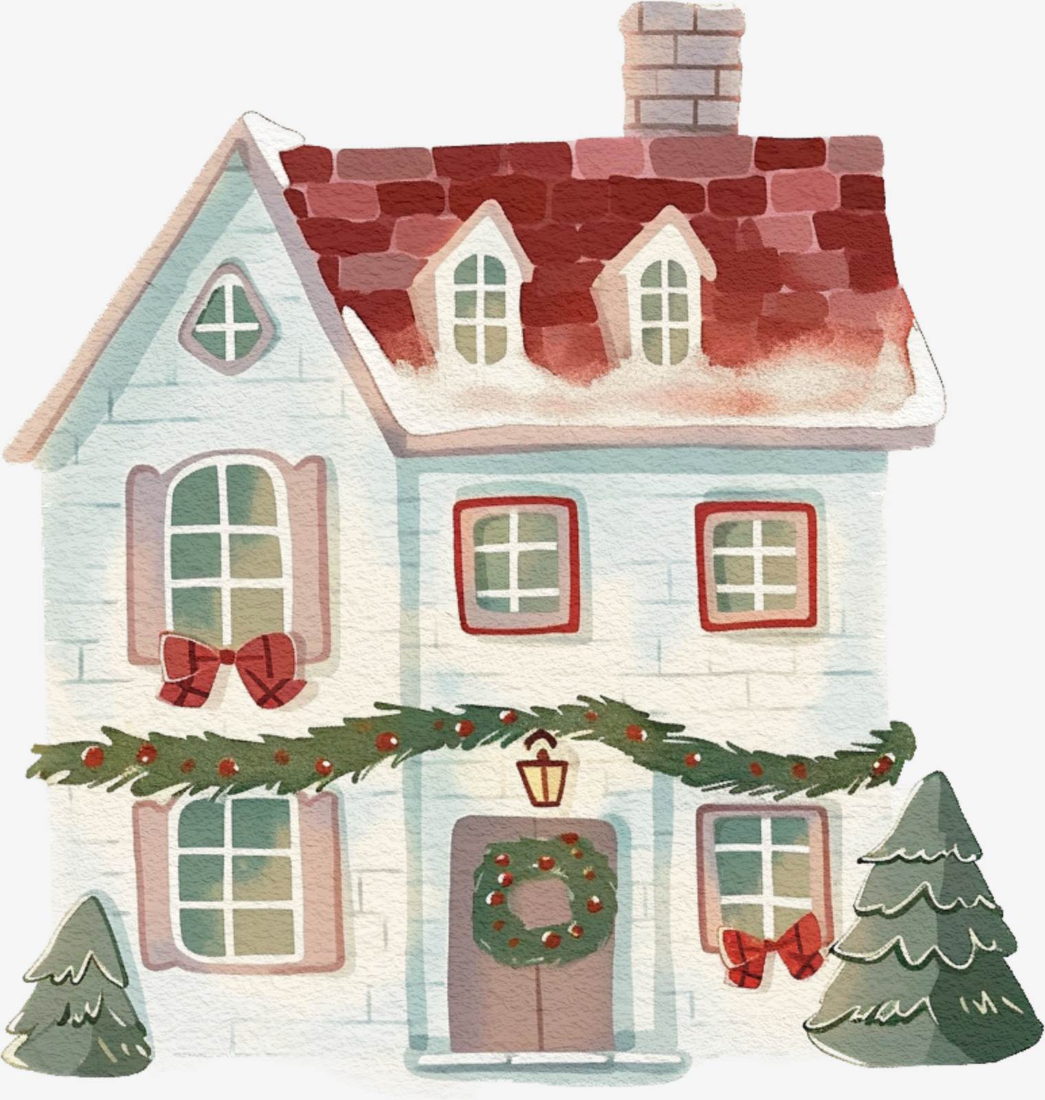 Holiday House Sticker
