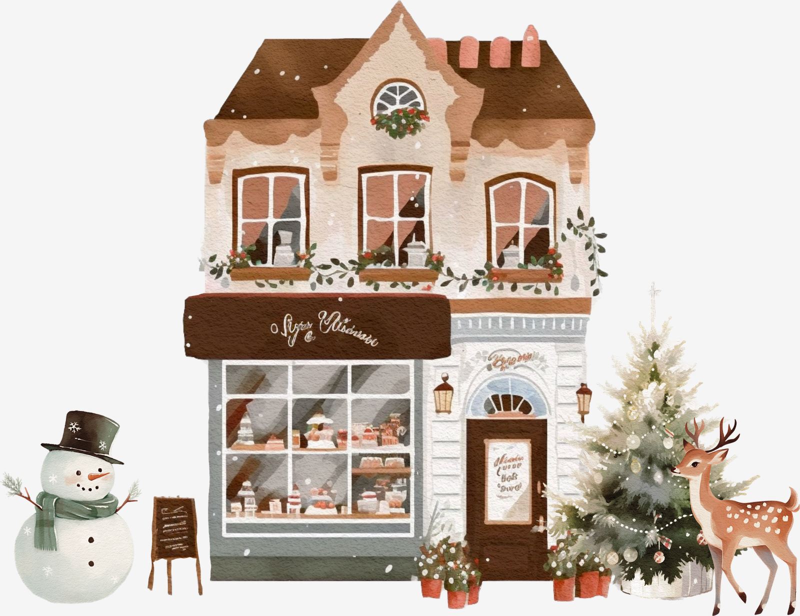Christmas Bakery Sticker