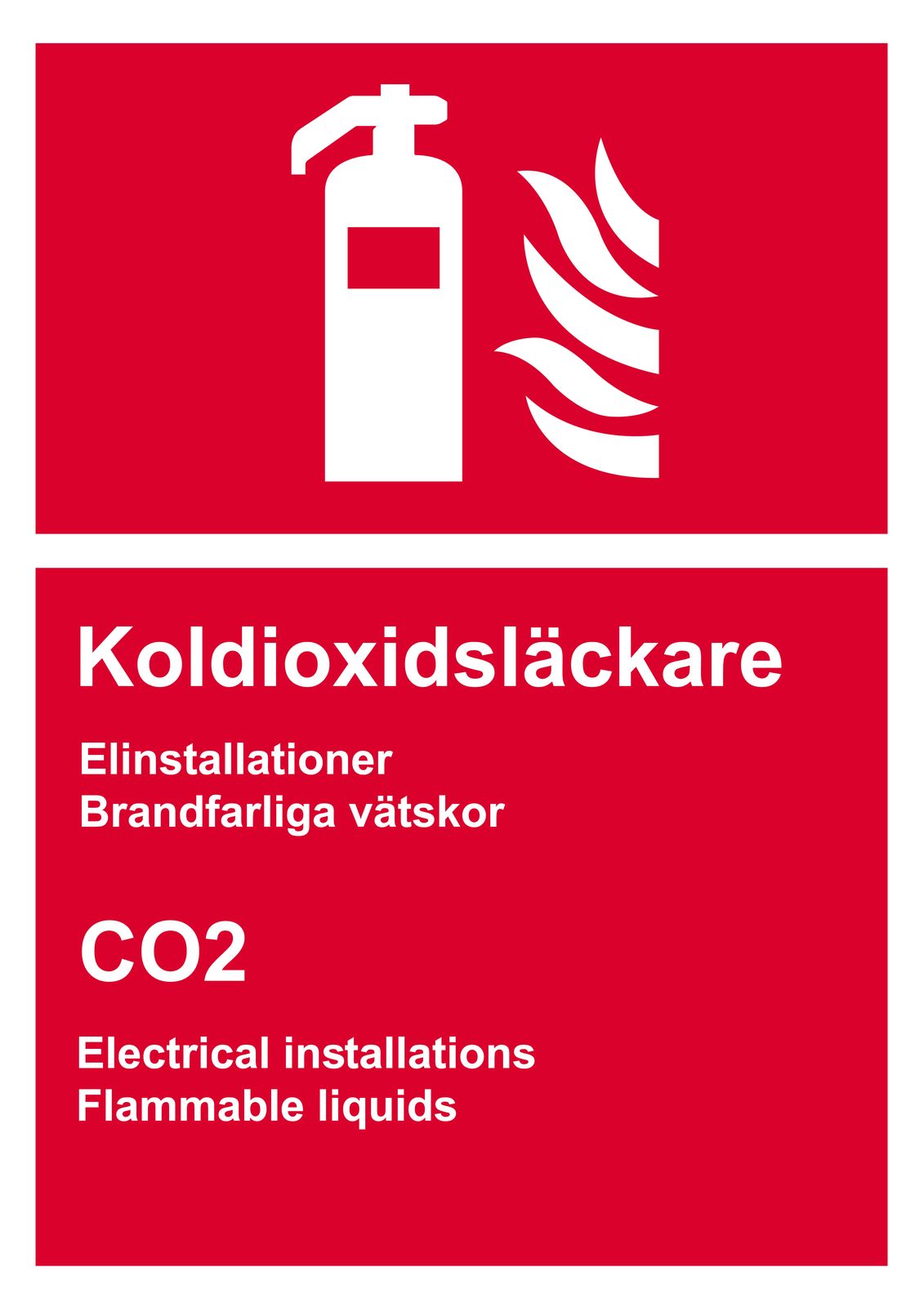 Sticker - Fire Extinguisher Sign