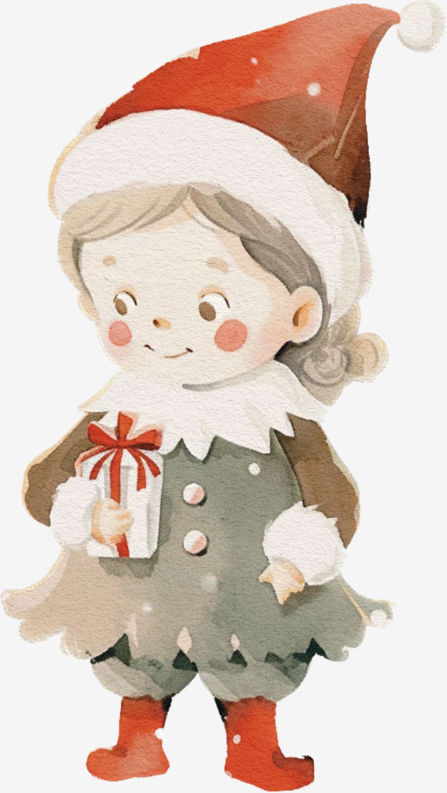 Christmas Elf Sticker