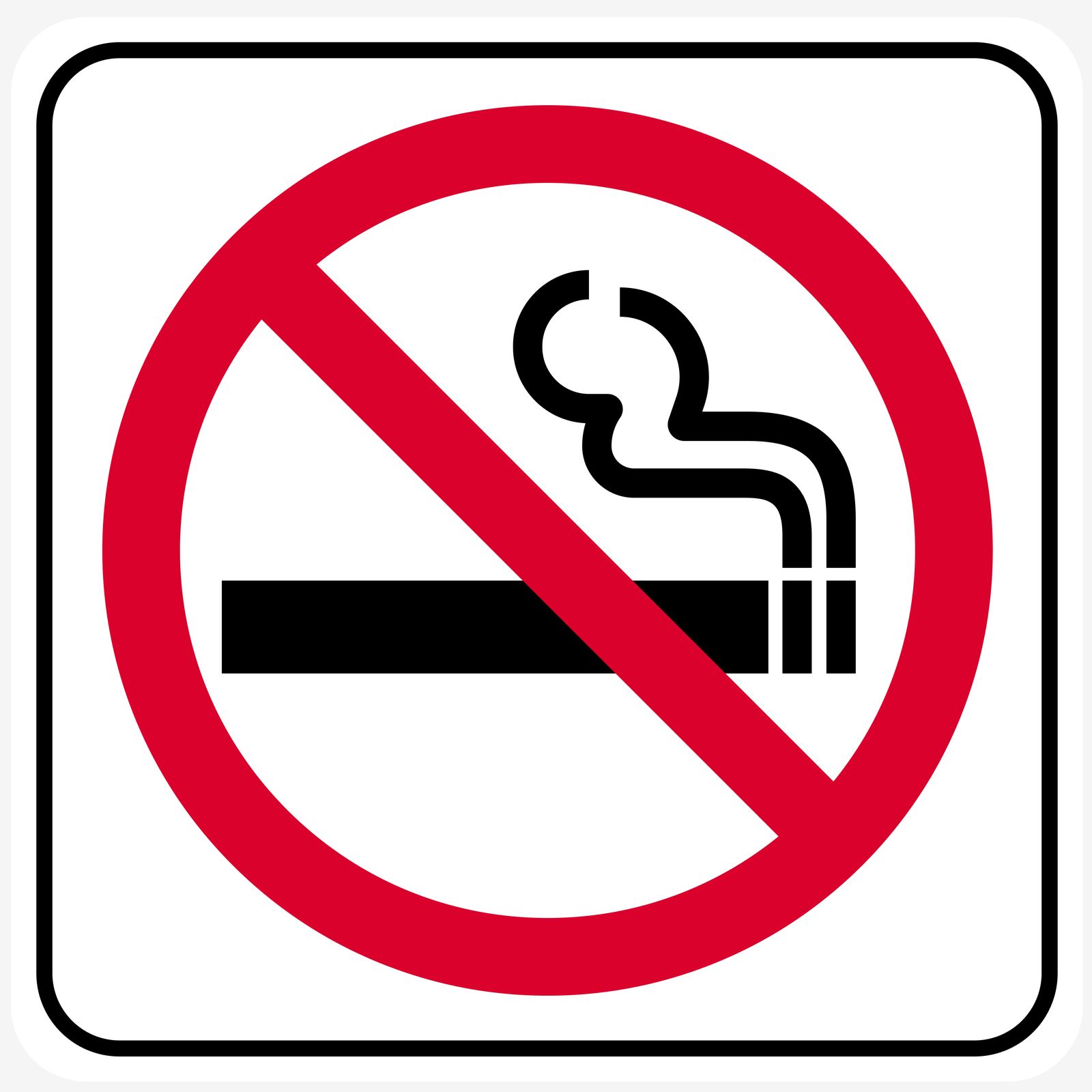Sticker - No Smoking