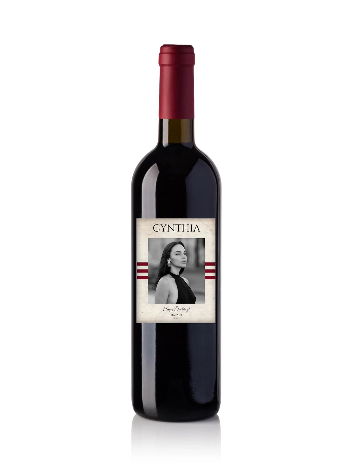 Personalised Bottle Label – Timeless Celebration
