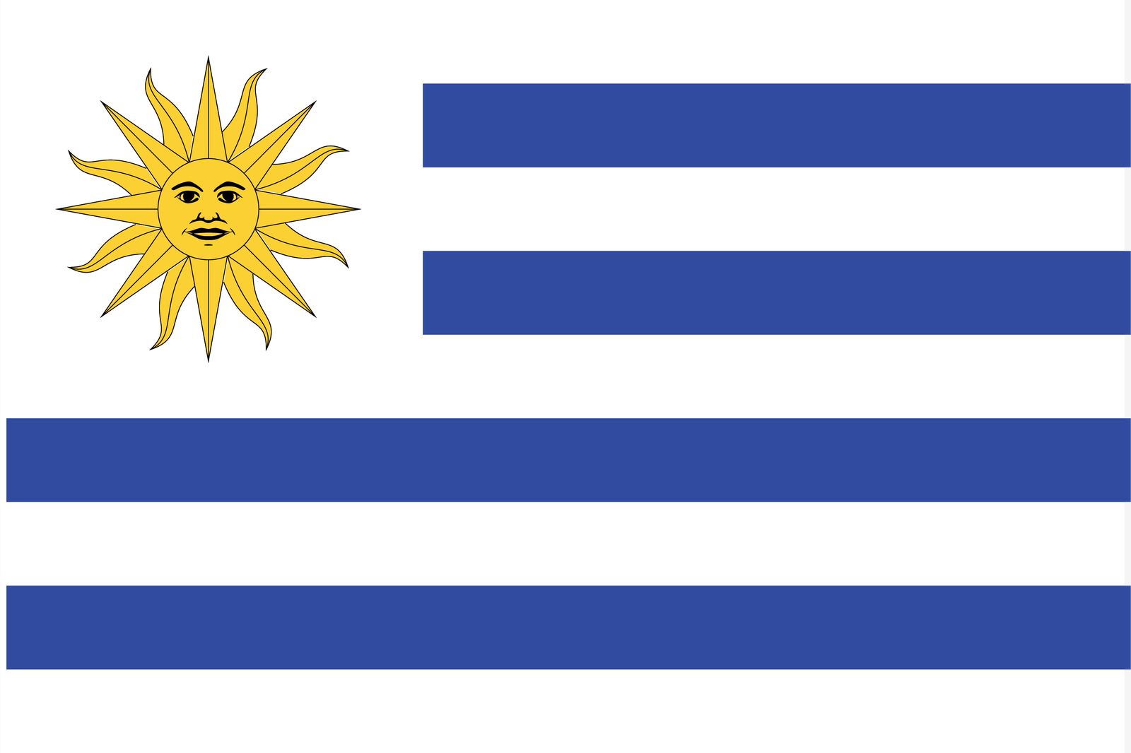 Uruguay Flag - Sticker