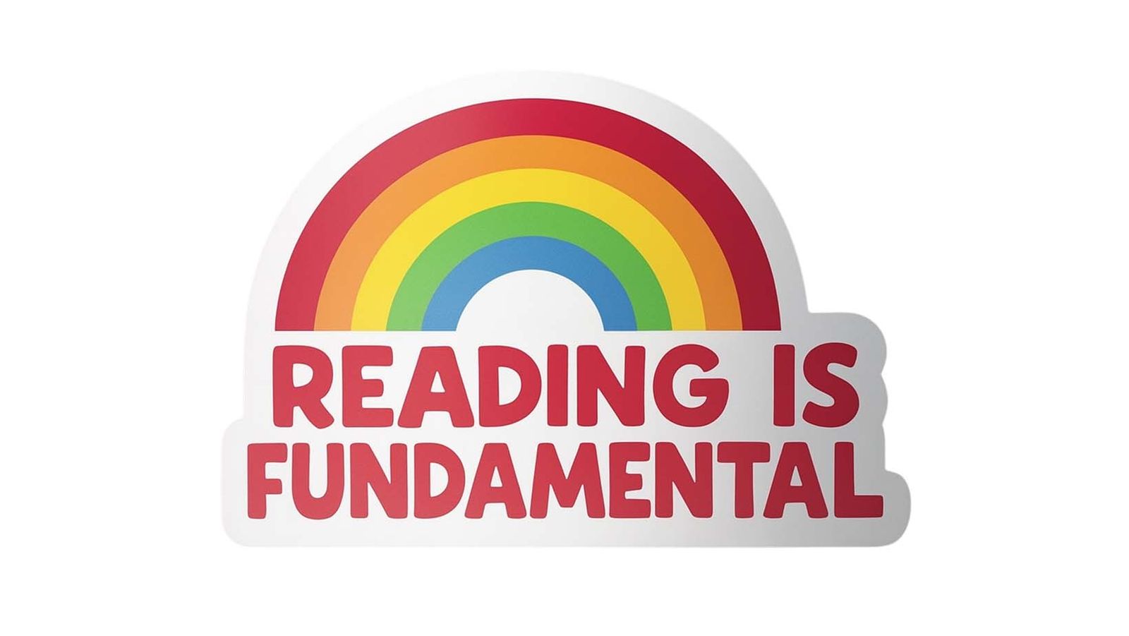 Sticker - Reading Is Fundamental - 4 Stickers