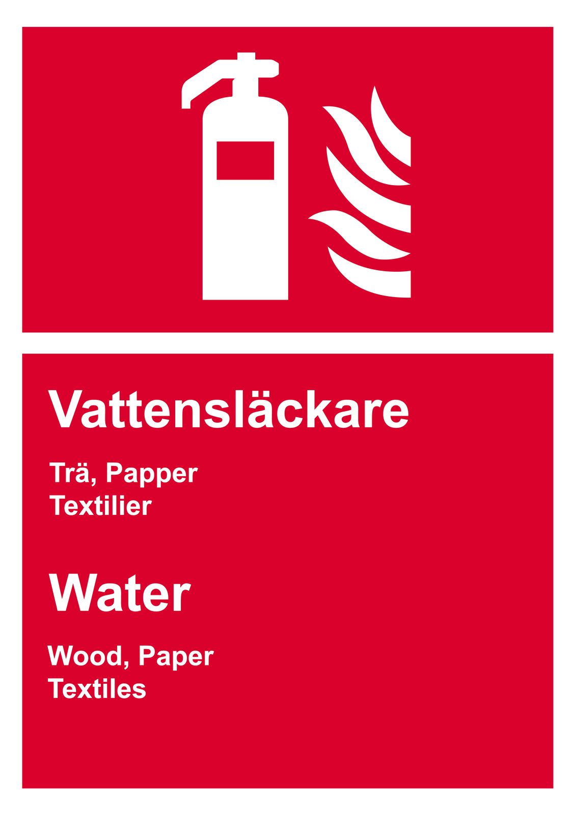 Sticker - Water Fire Extinguisher