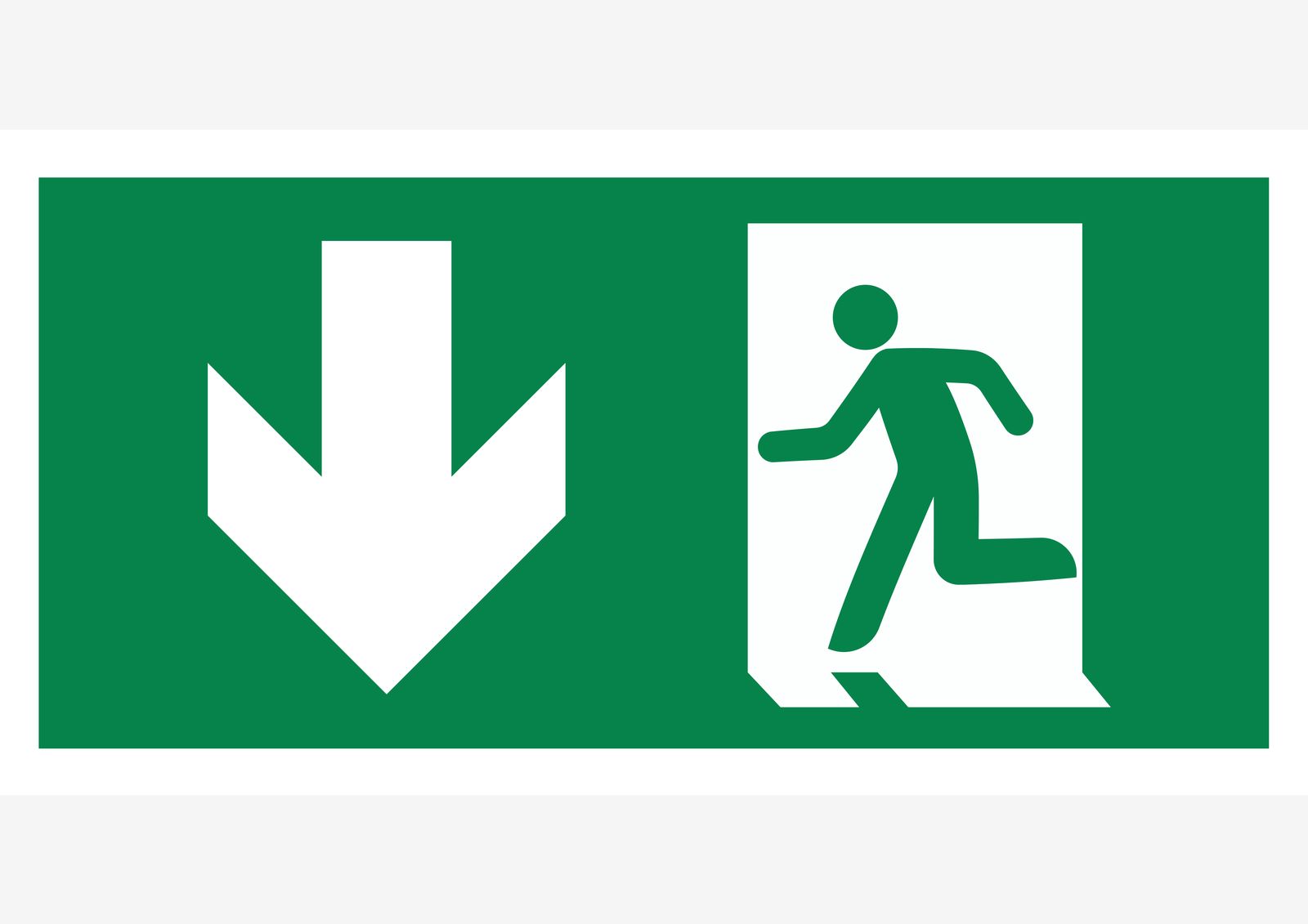 Sticker - Emergency Exit Sign