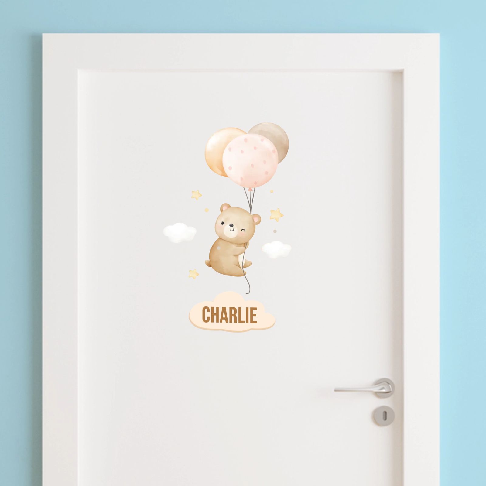 Door Sticker - Balloon Bear