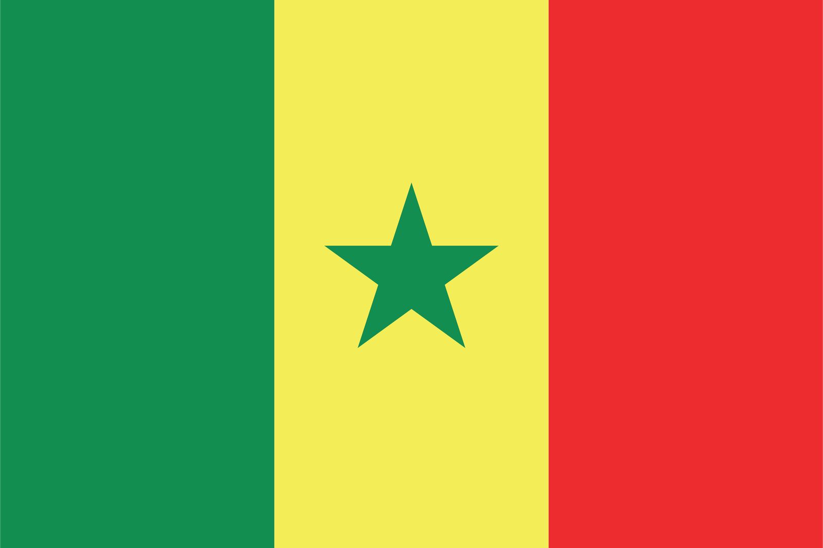 Senegal Flag - Sticker