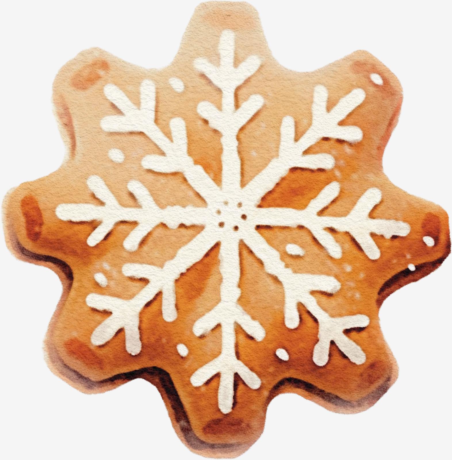 Snowflake Cookie Sticker