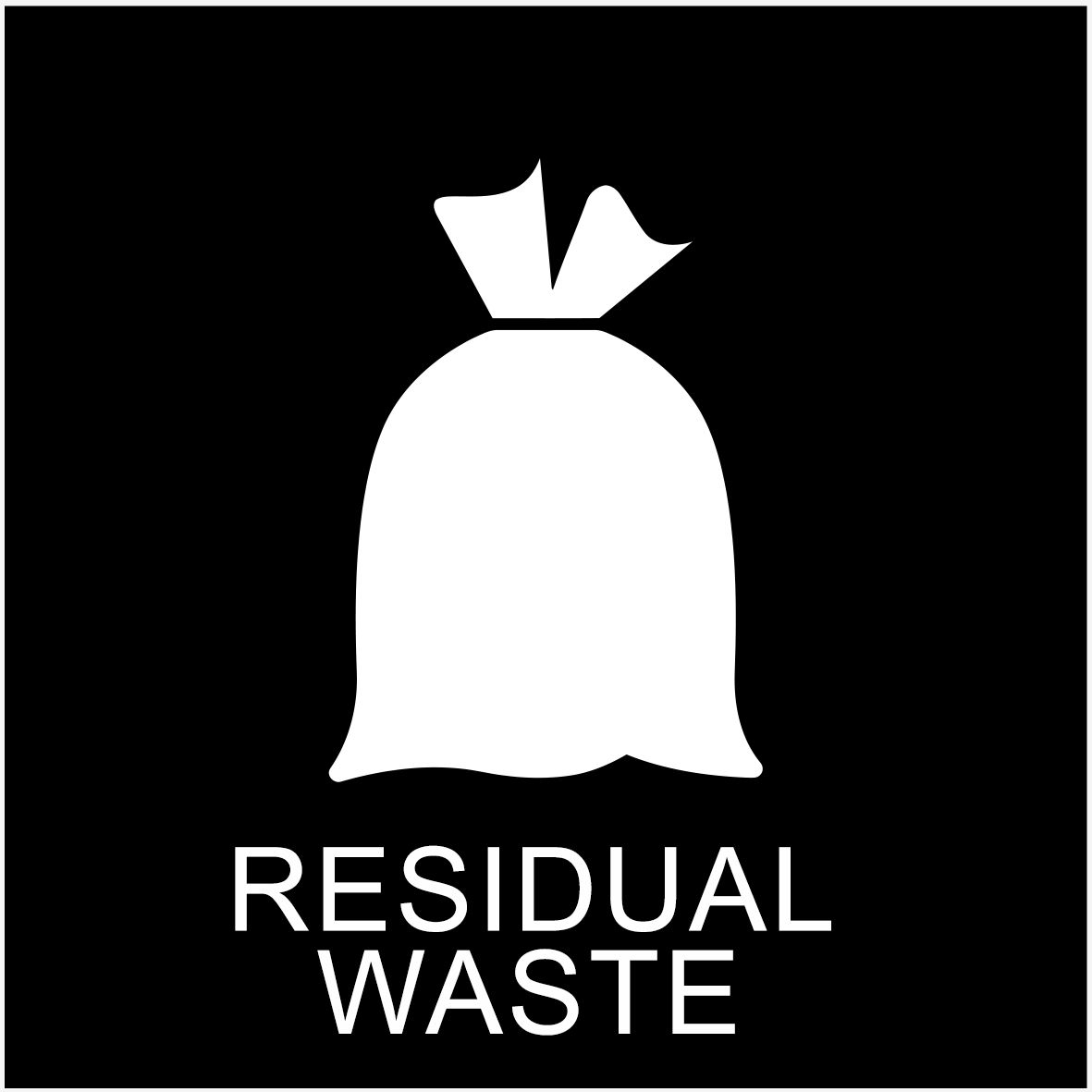 Sticker - Residual Waste