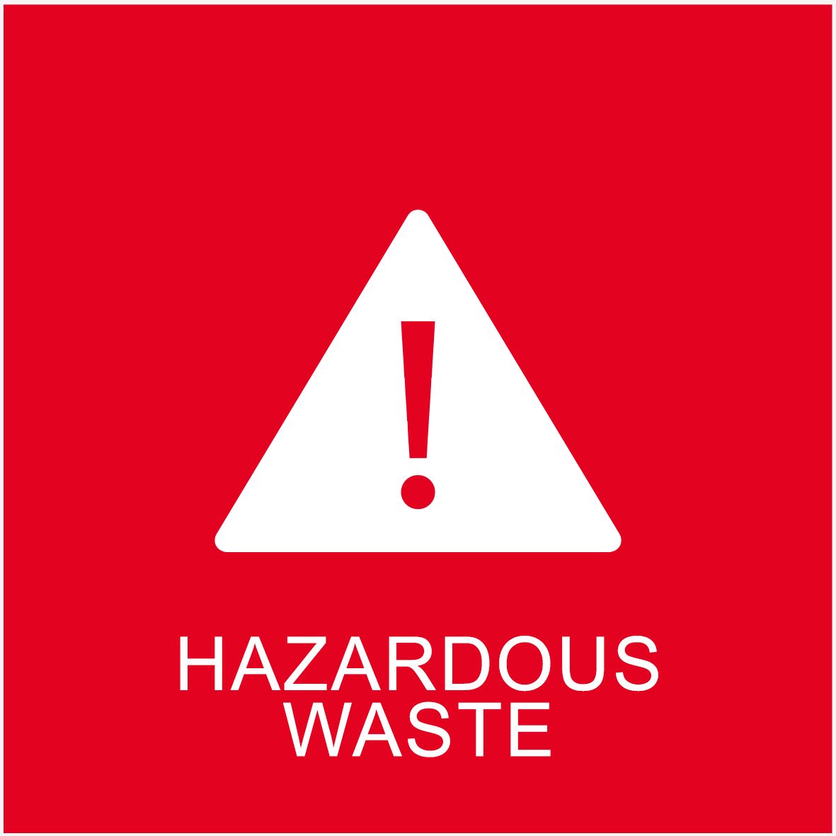 Sticker - Hazardous Waste