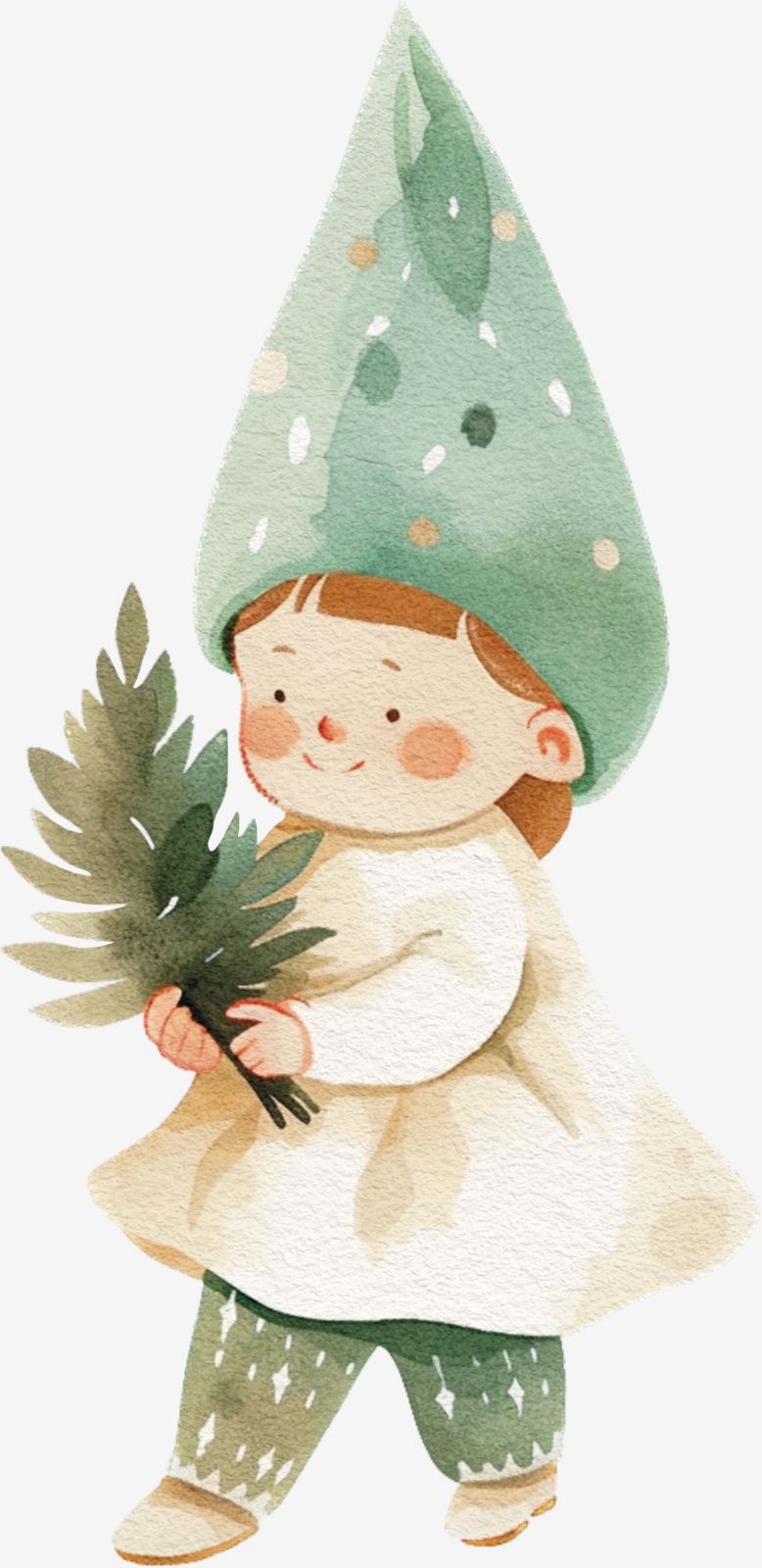 Whimsical Forest Kid Sticker