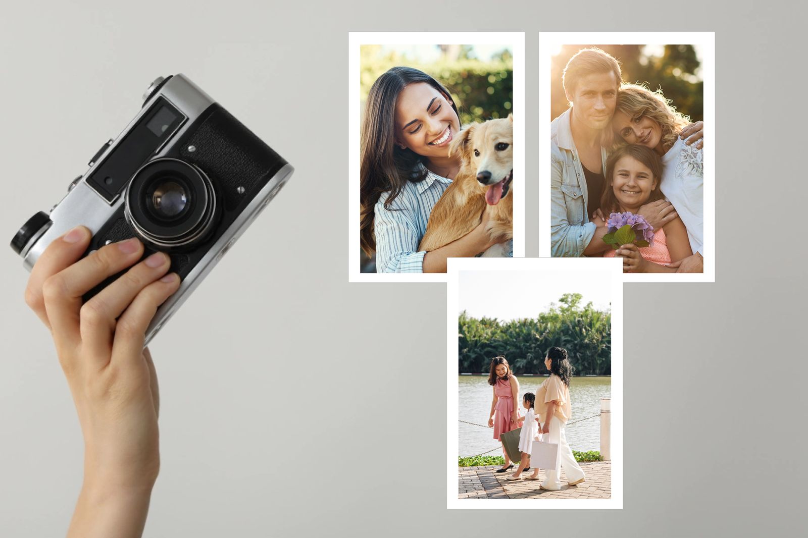 Photo Stickers Large 7x10 cm – Natural, 15-pack